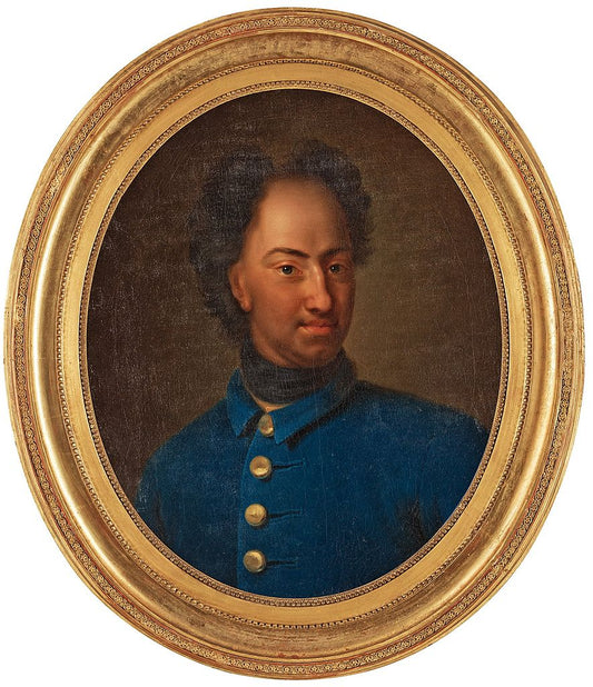 King Karl XII, vintage artwork by David von Krafft, 12x8" (A4) Poster
