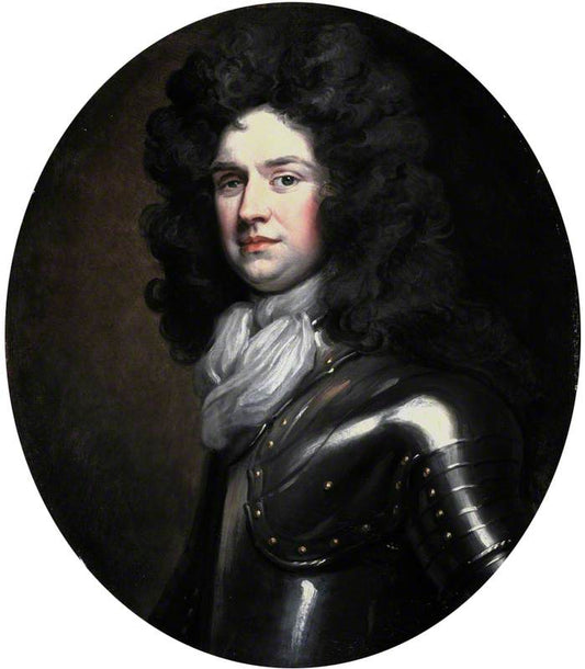 David Colyear (1657–1730), 2nd Baronet and 1st Earl of Portmore, vintage artwork by John Baptist Medina, 12x8" (A4) Poster