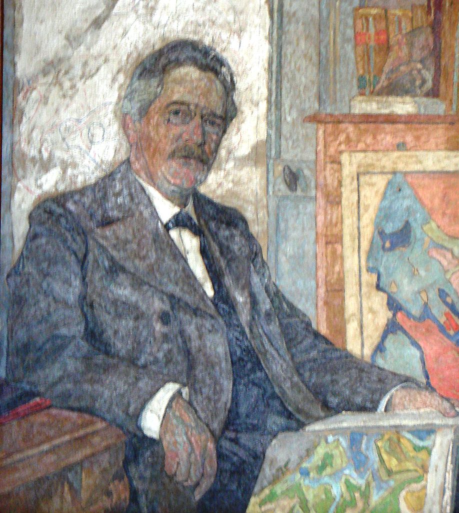 Arvid Högbom, vintage artwork by Carl Wilhelm Wilhelmson, 12x8" (A4) Poster