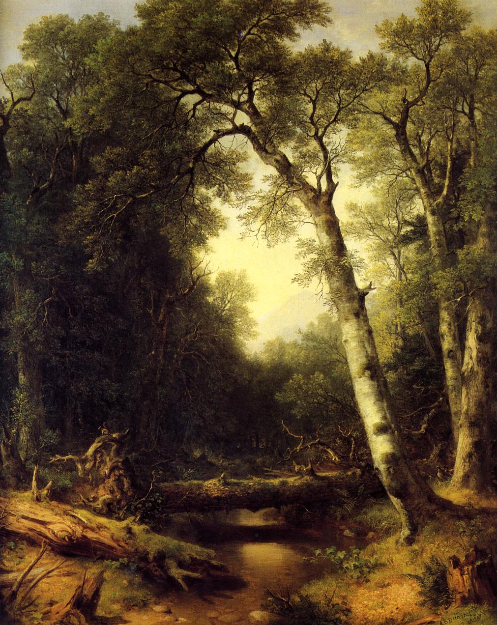 A Creek in the Woods, vintage artwork by Asher Brown Durand, A3 (16x12") Poster Print