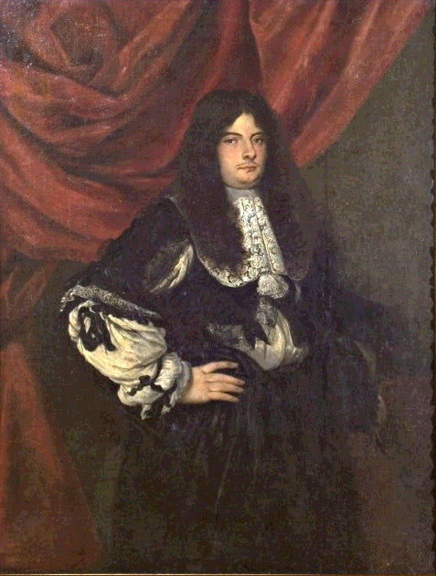 Charles X Gustav of Sweden, vintage artwork by Justus Sustermans, 12x8" (A4) Poster