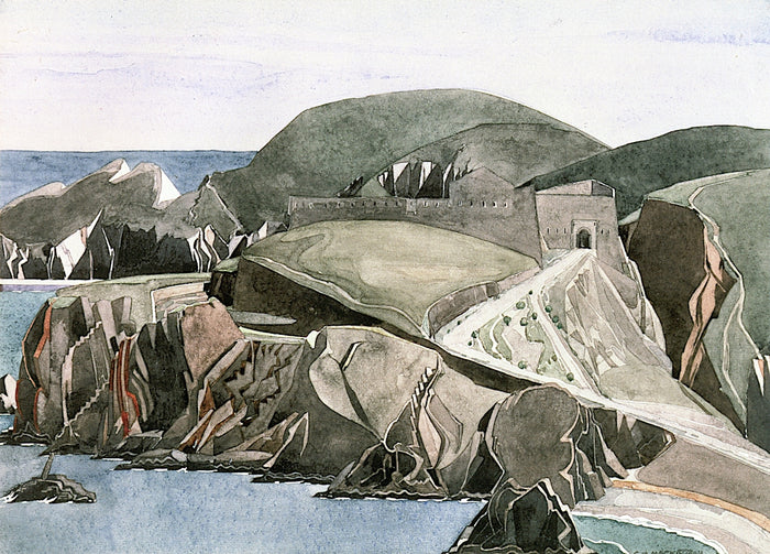The Road through the Rocks by Charles Rennie MacKintosh,A3(16x12