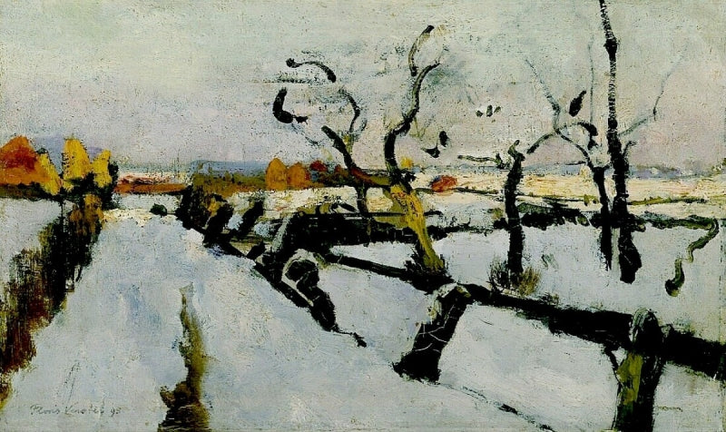 Study of a Snowy Landscape by Floris Verster,A3(16x12")Poster