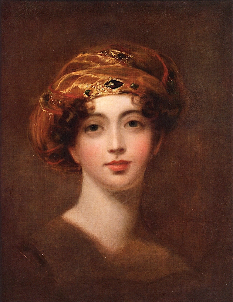Mary Birmingham, Countess Leitrim, vintage artwork by Thomas Sully, 12x8" (A4) Poster