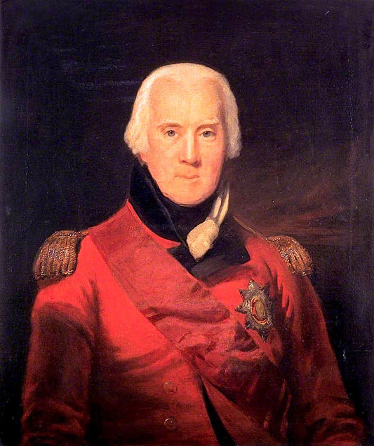 Sir David Dundas, General, vintage artwork by Samuel Drummond, 12x8" (A4) Poster