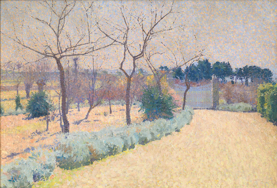 The Garden of the Artist by Achille Lauge,A3(16x12")Poster