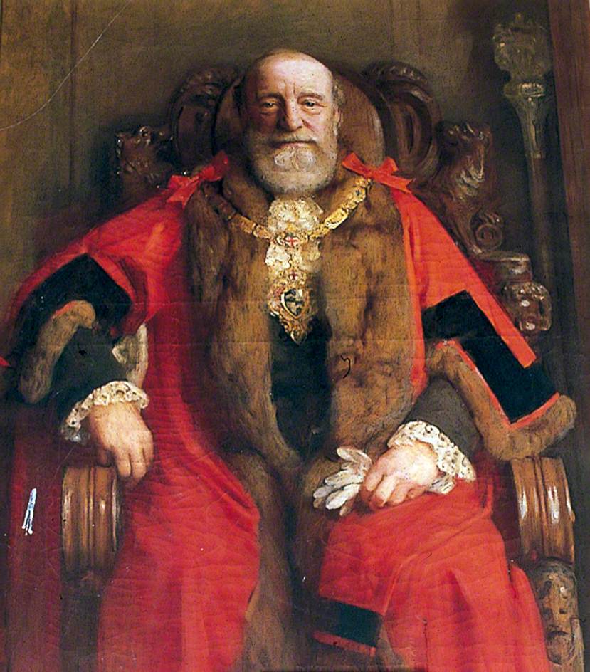 Sir Walter Vaughan Morgan, vintage artwork by Arthur Hacker, 12x8" (A4) Poster