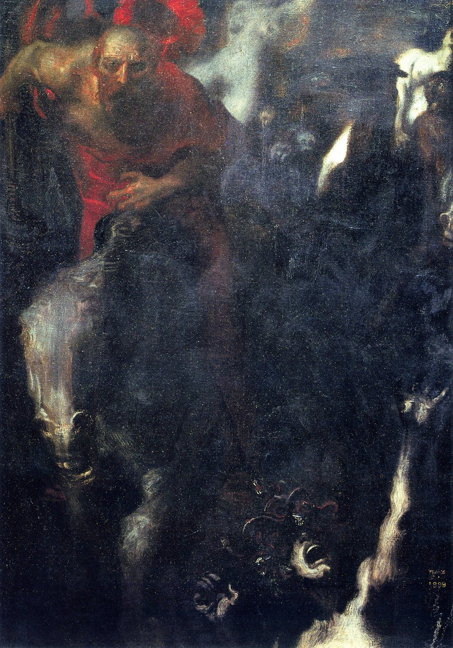 The Wild Hunt by Franz von Stuck,A3(16x12")Poster