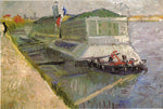 Bathing Boat on the Seine at Asnieres by Vincent van Gogh,A3(16x12")Poster