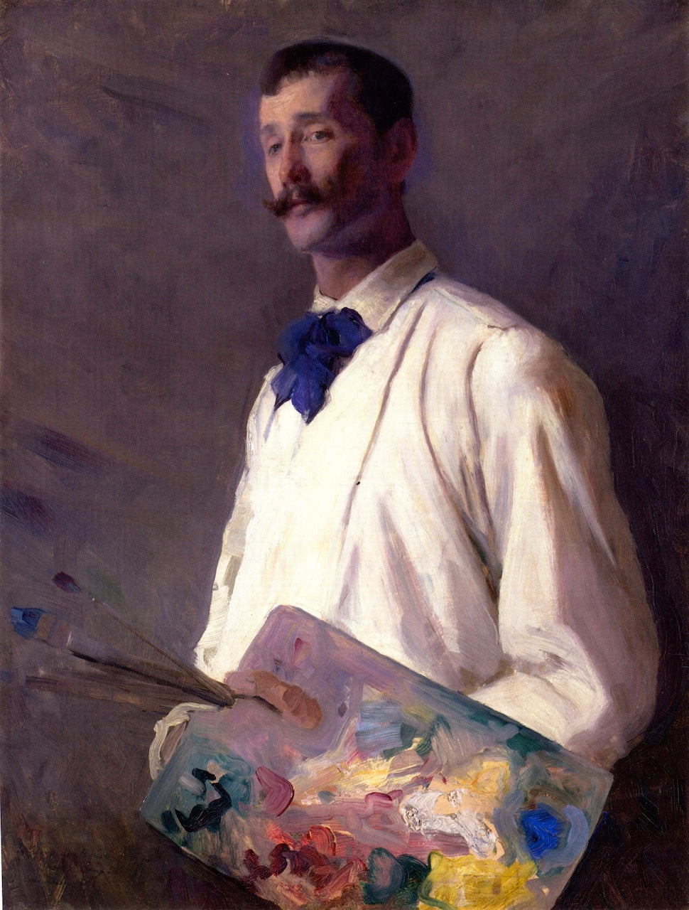 Alexander Harrison, vintage artwork by Cecilia Beaux, 12x8" (A4) Poster