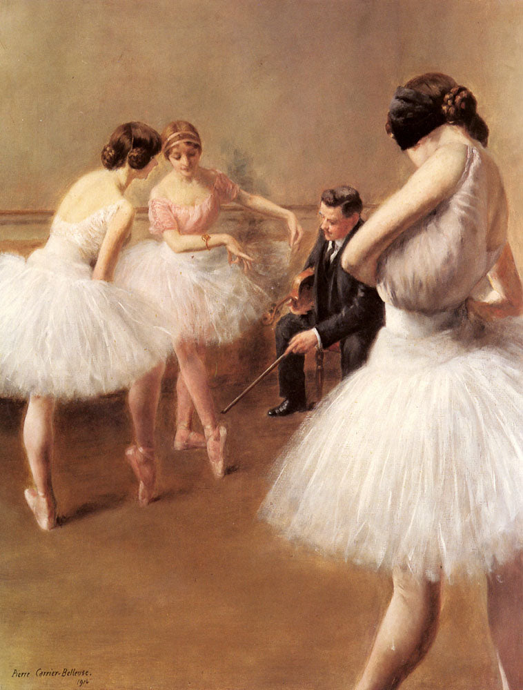 The Ballet Lesson by Pierre Carrier-Belleuse,A3(16x12")Poster