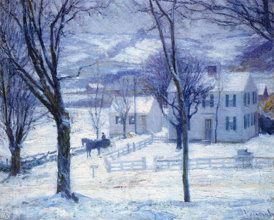 Teacher Going Home by Robert Vonnoh,A3(16x12")Poster