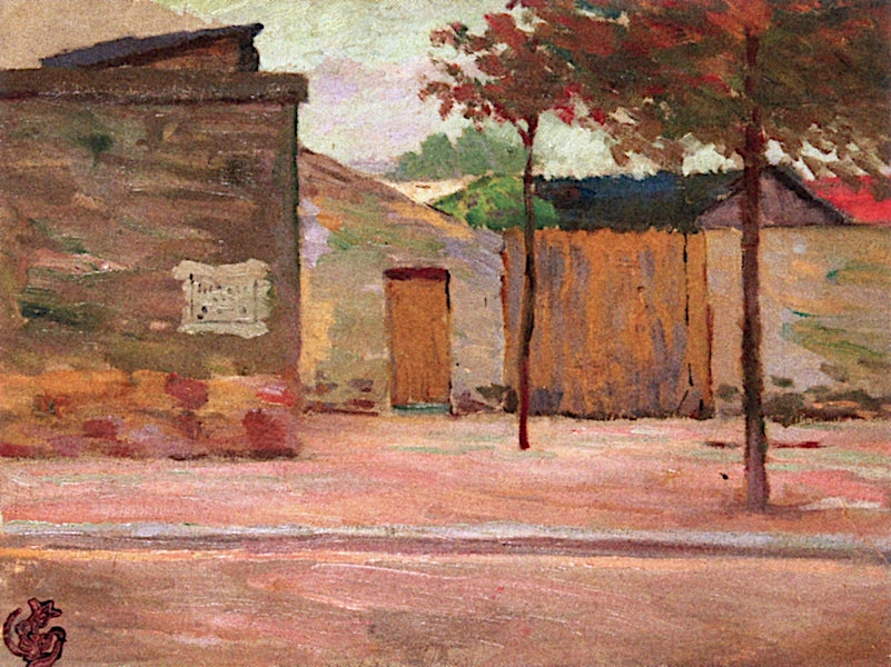 The Deserted Boulevard, vintage artwork by Claude-Emil Schuffenecker, 12x8" (A4) Poster