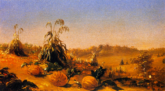 Old Lyme Pumpkins, vintage artwork by Charles De Wolf Brownell, A3 (16x12") Poster Print