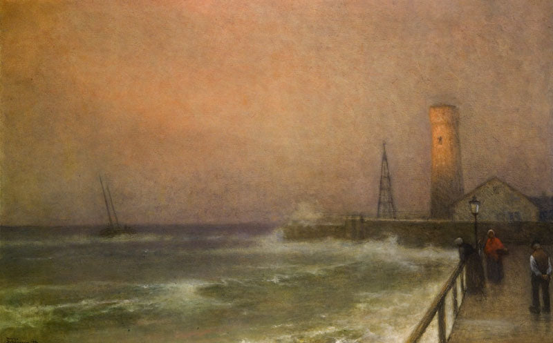 On the Island of Helgoland by Jakub Schikaneder,A3(16x12")Poster