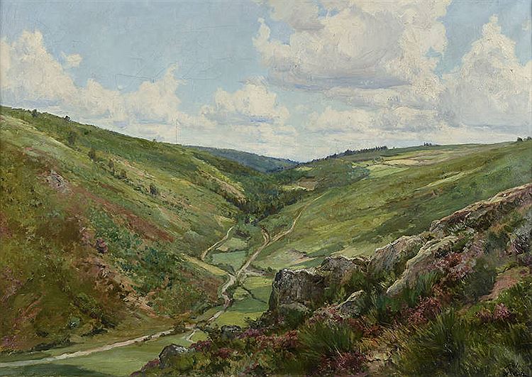 Valley in the Ardennes by Xavier Wurth,A3(16x12")Poster