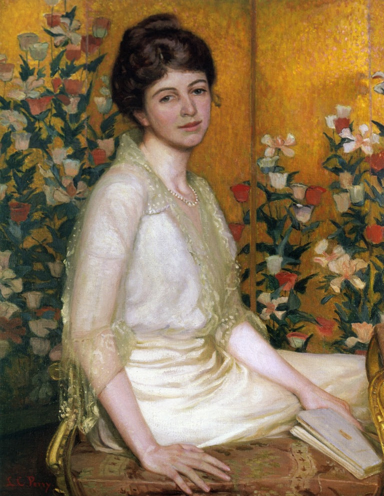 The Poppy Screen, vintage artwork by Lilla Cabot Perry, 12x8" (A4) Poster