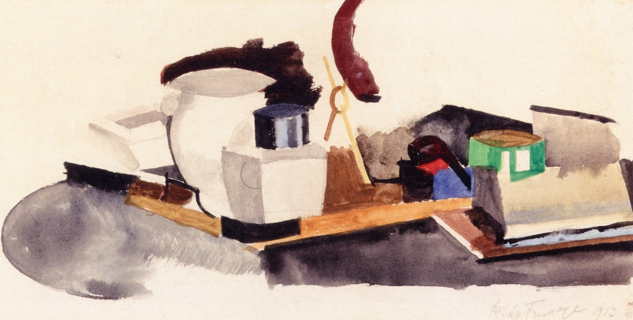 Still LIfe, vintage artwork by Roger de la Fresnaye, 12x8" (A4) Poster