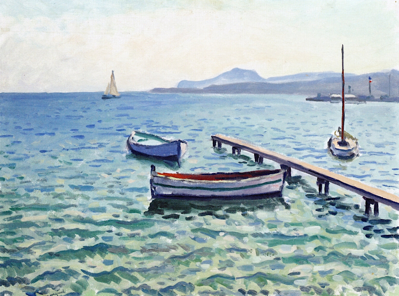 A Breeze in Porquerolles by Albert Marquet,16x12(A3) Poster