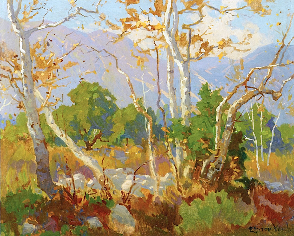 In the Arroyo Seco, vintage artwork by Elmer Wachtel, 12x8" (A4) Poster
