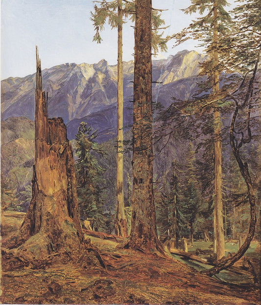 Höllengebirge at Ischl, vintage artwork by Ferdinand Georg Waldmüller, A3 (16x12") Poster Print
