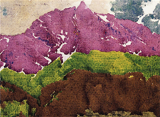 Piz Duan by Augusto Giacometti,16x12(A3) Poster
