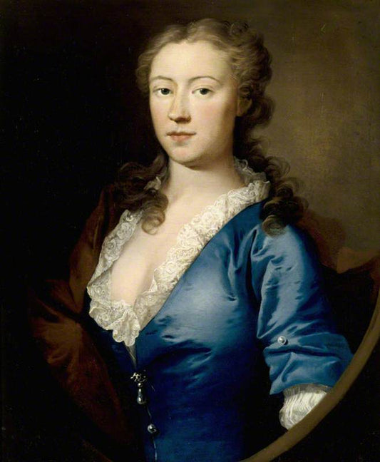 Elizabeth Read, Lady Elton, vintage artwork by Thomas Hudson, 12x8" (A4) Poster