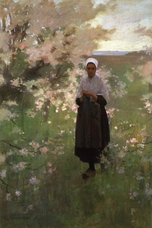 Le Printemps by Edward E. Simmons,A3(16x12")Poster