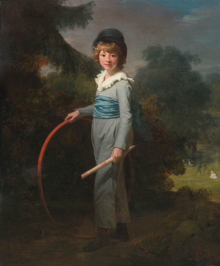 Henry John Lambert, vintage artwork by Henri-Pierre Danloux, 12x8" (A4) Poster
