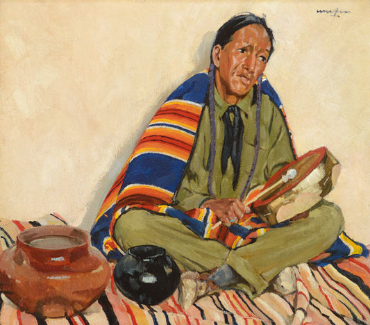 A Singer by Walter Ufer,16x12(A3) Poster