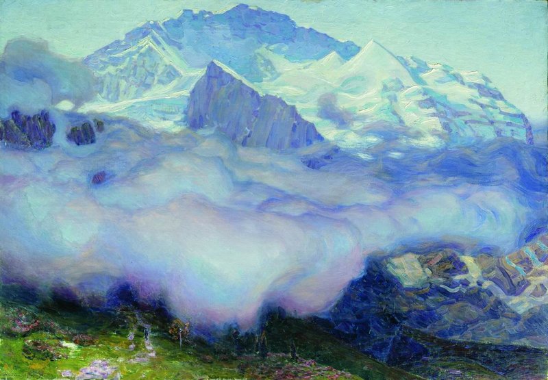 Jungfrau, vintage artwork by Apollinari Vasnetsov, 12x8" (A4) Poster