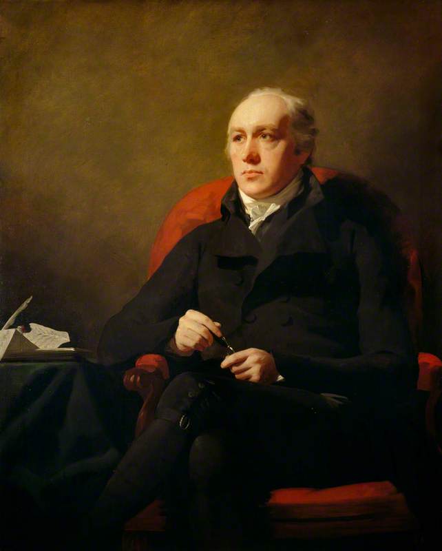 Charles Hope (1763–1851), Lord Granton, vintage artwork by Sir Henry Raeburn, R.A., P.R.S.A., 12x8" (A4) Poster