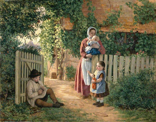 Music Hath Charms, vintage artwork by Alfred Rankley, A3 (16x12") Poster Print