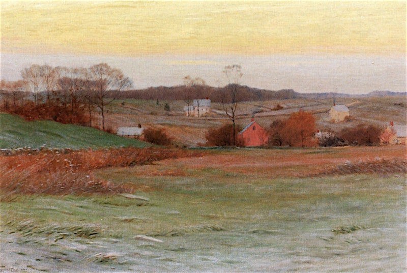 Daybreak, vintage artwork by Leonard Ochtman, 12x8" (A4) Poster