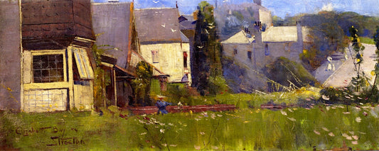 At Elizabeth Bay, vintage artwork by Sir Arthur Streeton, 12x8" (A4) Poster