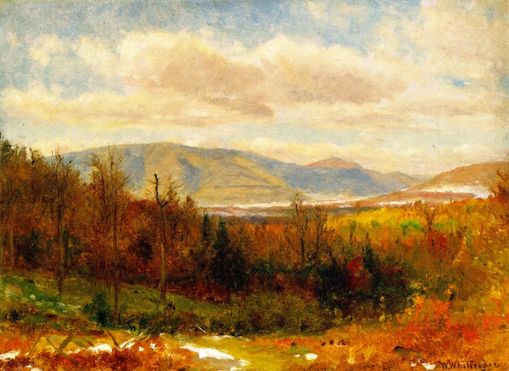 Hunter Mountain, First Snow, vintage artwork by Thomas Worthington Whittredge, A3 (16x12") Poster Print
