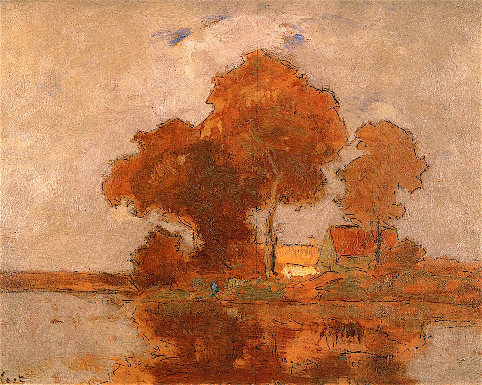 Russet Tree Forms by Frederick W. Kost,A3(16x12")Poster