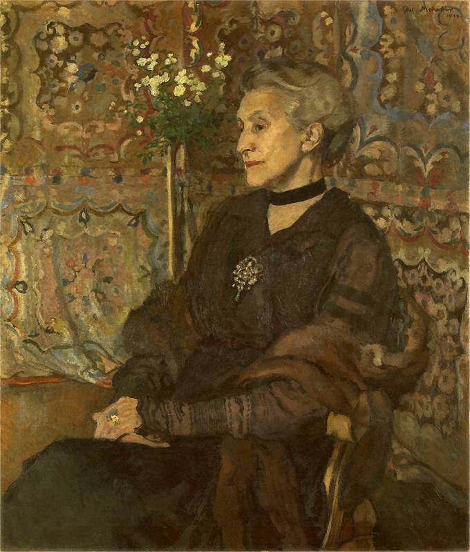 Portrait of Celina Sarowa by Jozef Mehoffer,A3(16x12")Poster