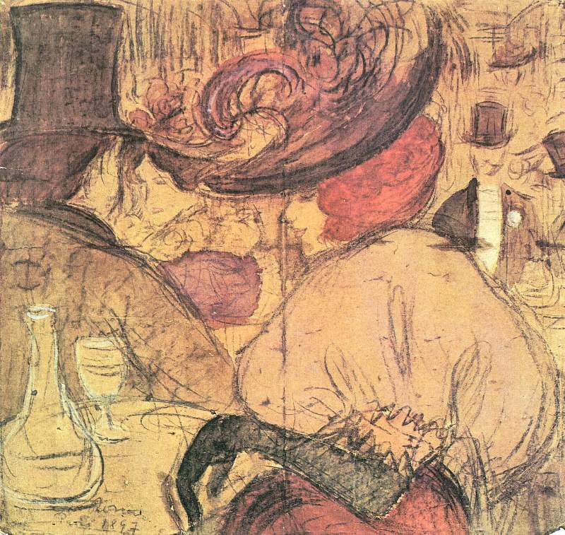Moulin Rouge by Jozsef Rippl-Ronai,A3(16x12")Poster