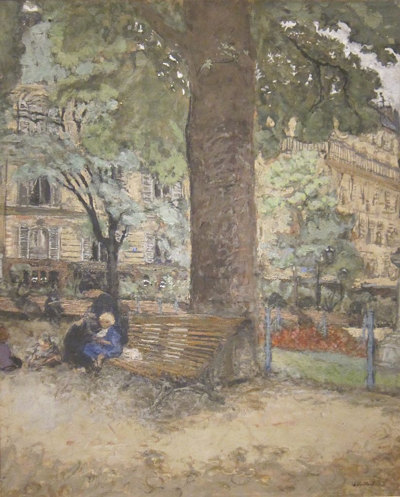 Bench in the Parc Vintimille by edouard Vuillard,A3(16x12")Poster