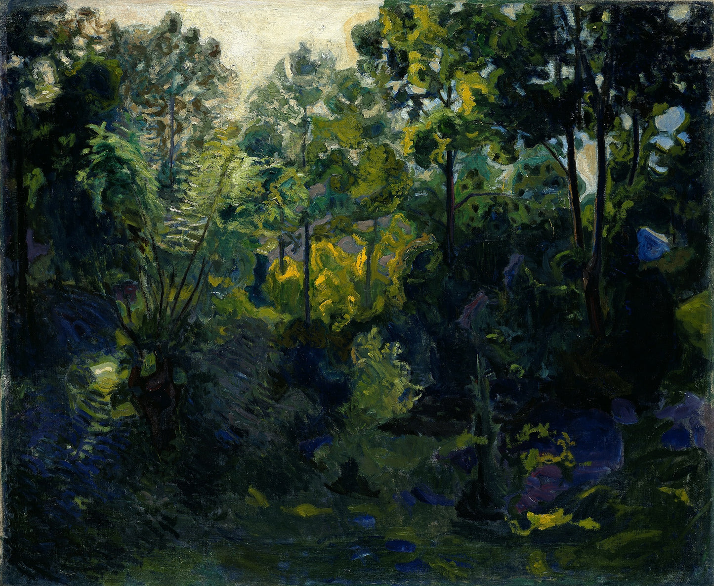 Wooded landscape by Thorvald Erichsen,A3(16x12")Poster