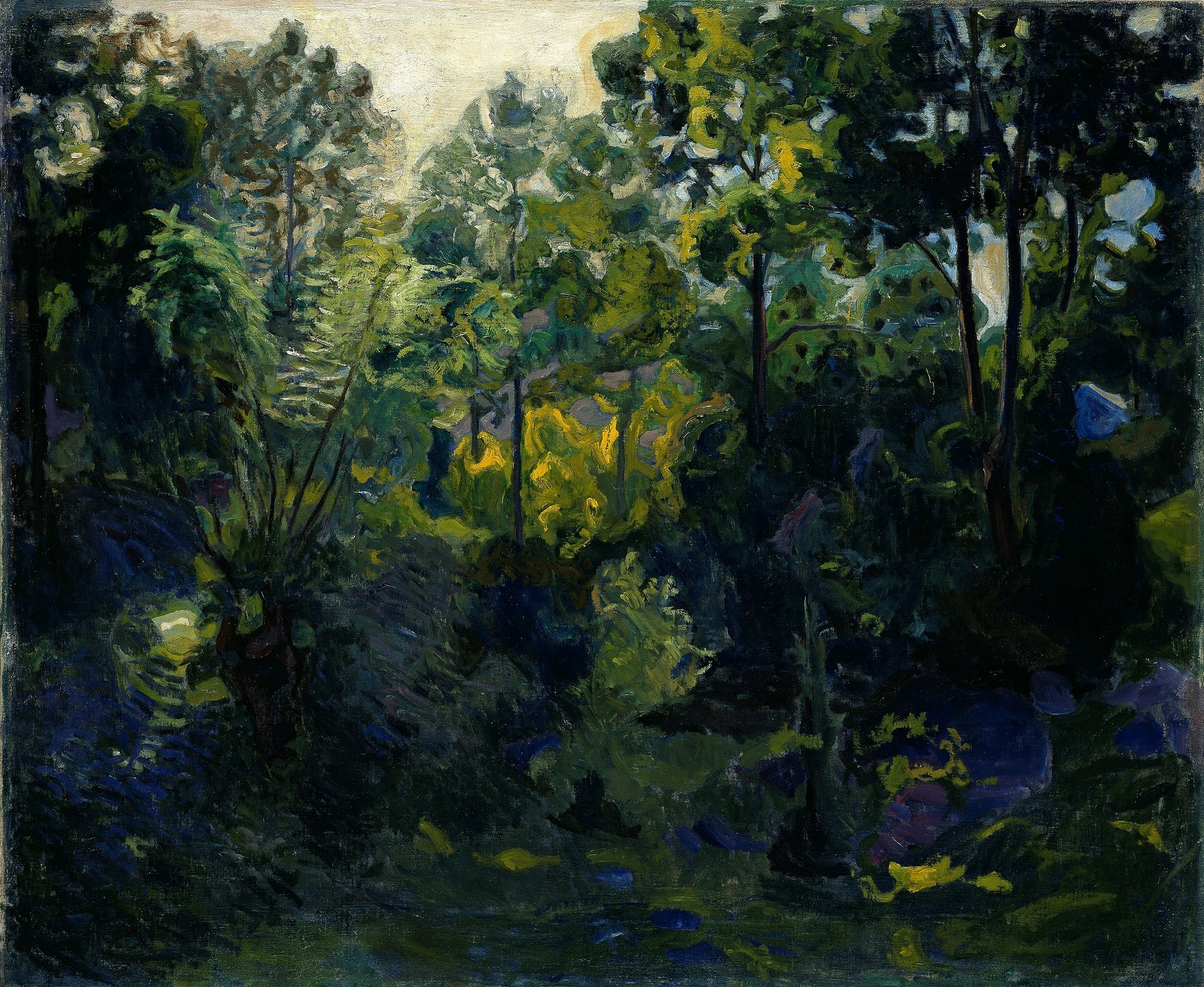 Wooded landscape by Thorvald Erichsen,A3(16x12")Poster