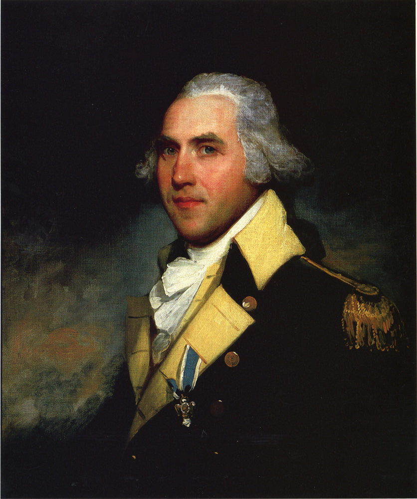 General Peter Gansevoort, vintage artwork by Gilbert Stuart, 12x8" (A4) Poster