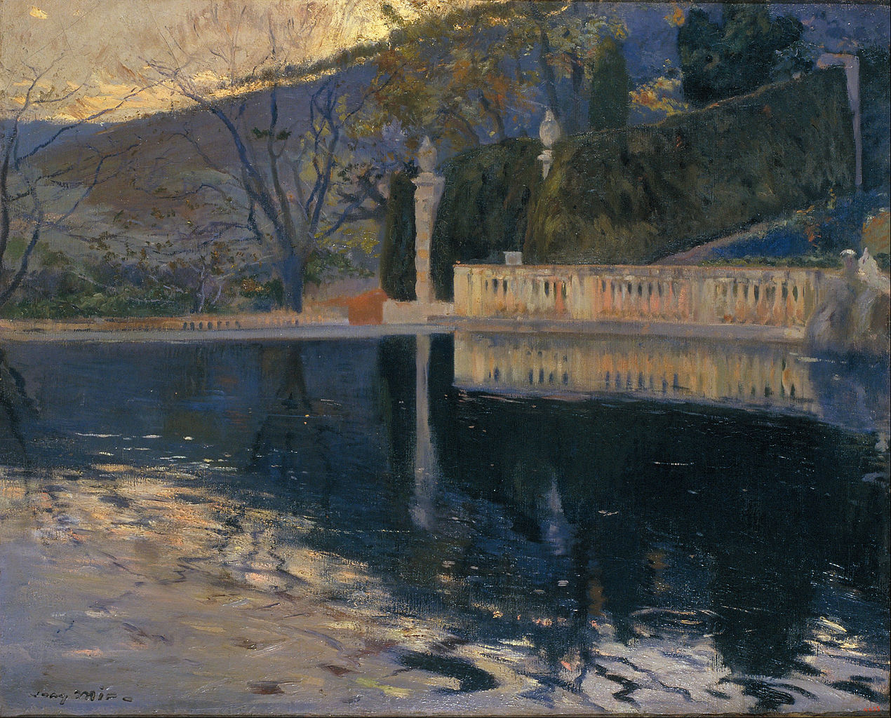 The Laby rinth (Horta, Barcelona), vintage artwork by Joaquin Mir  Trinxet, 12x8" (A4) Poster