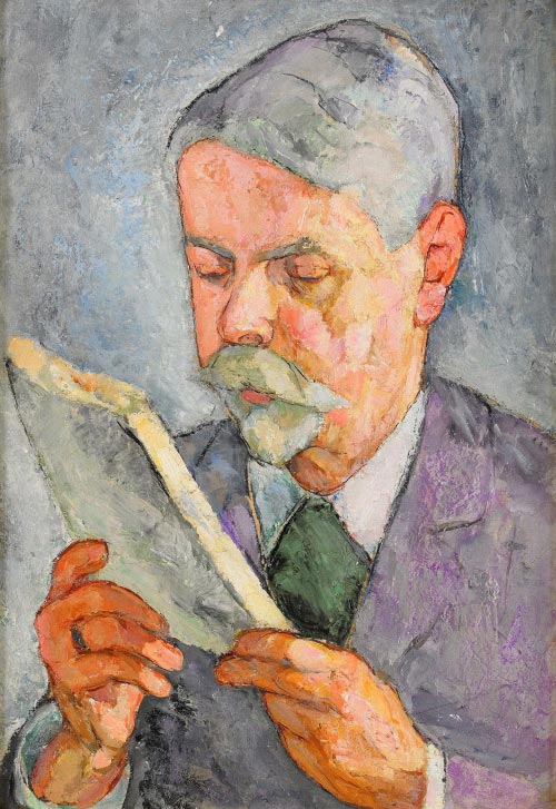 The Artist's Father, Fritz August von Dardel by Nils Dardel,16x12(A3) Poster