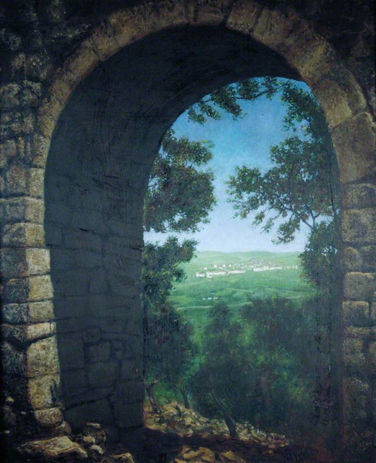 The Archway by Arthur Segal,16x12(A3) Poster