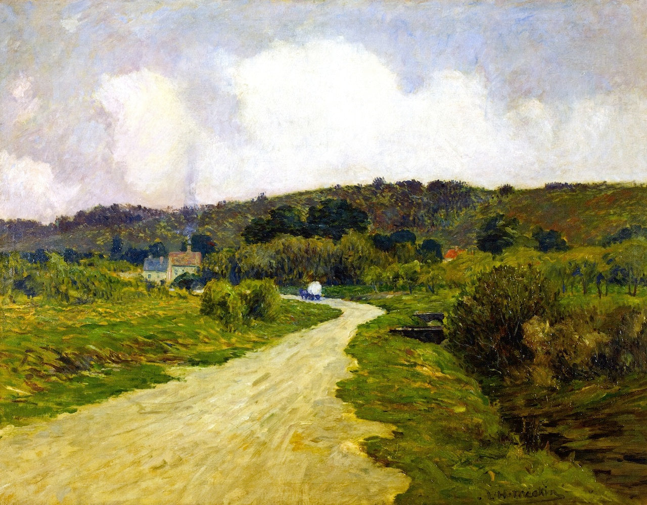 Normandy Road, vintage artwork by Lewis Henry Meakin, 12x8" (A4) Poster