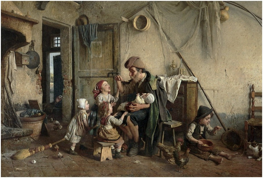 The Last Drop, vintage artwork by Gaetano Chierici, 12x8" (A4) Poster