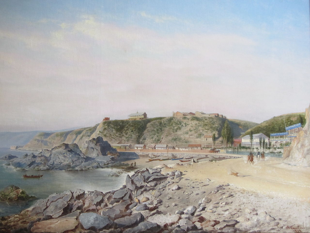 Caleta El Membrillo by Desiree Chassin-Trubert,A3(16x12")Poster