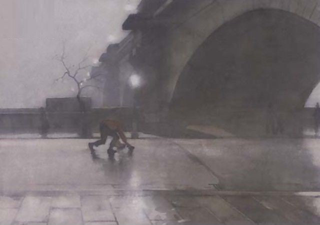 London at Night by Willam Arnold Witsen,A3(16x12")Poster